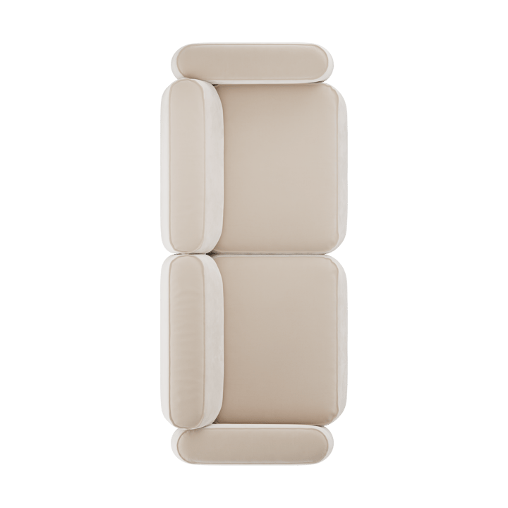Patch 2,5-seters sofa, Atlantis 52 Alabaster Massproductions