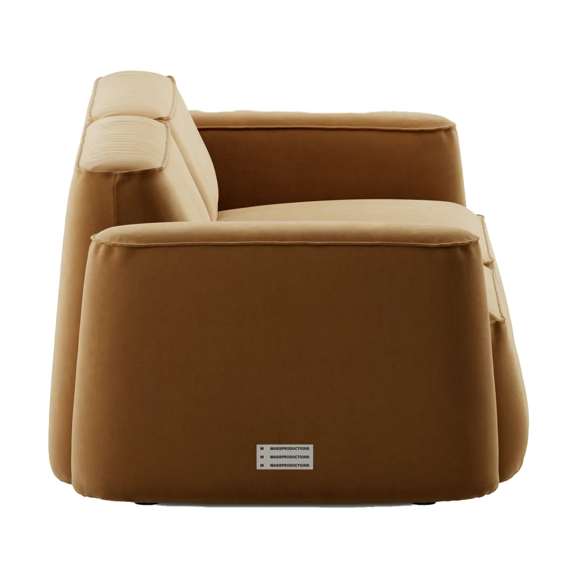 Patch 2,5-seters sofa, Atlantis 91 Cumin Massproductions