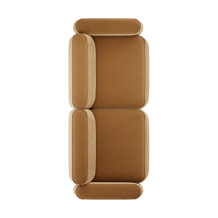 Patch 2,5-seters sofa, Atlantis 91 Cumin Massproductions