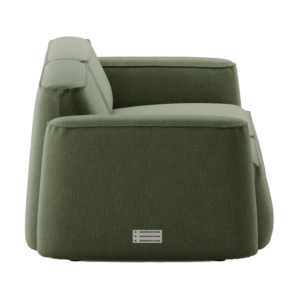 Patch 2,5-seters sofa, Linara 100 Tarragon Massproductions