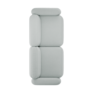 Patch 2,5-seters sofa - Linara 253 Swedish Grey - Massproductions