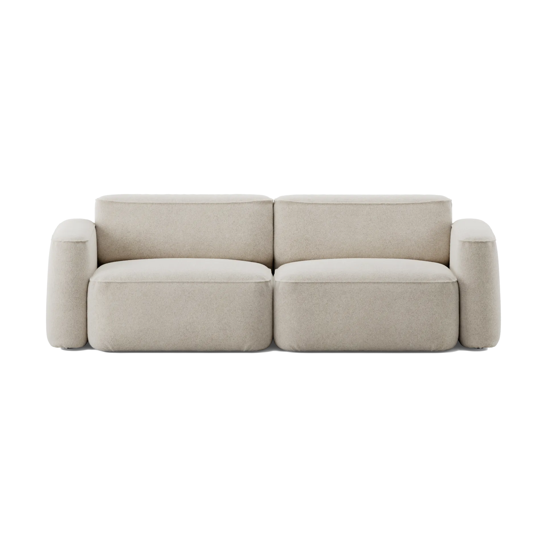 Patch 2,5-seters sofa, Spiral 21 Chalk Massproductions