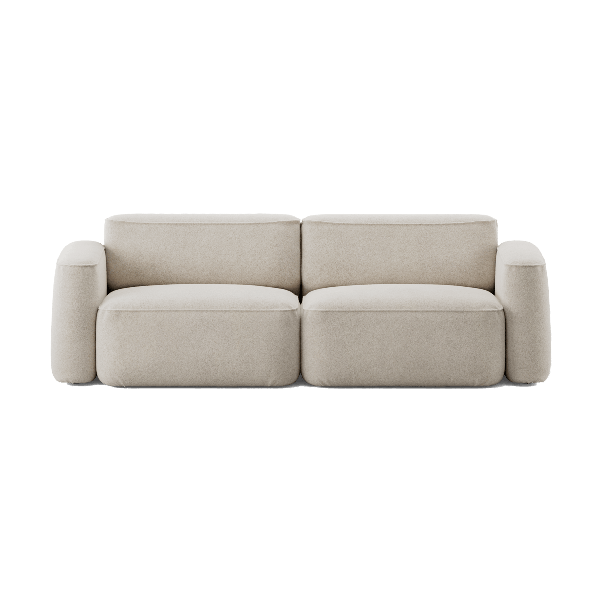 Massproductions Patch 2,5-seters sofa Spiral 21 Chalk