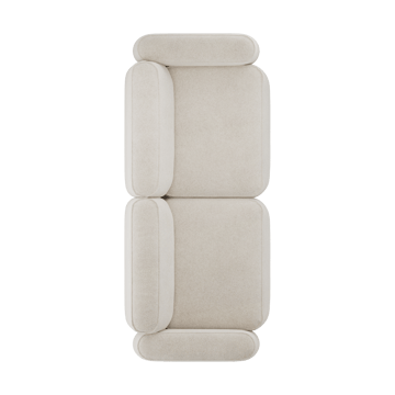 Patch 2,5-seters sofa - Spiral 21 Chalk - Massproductions