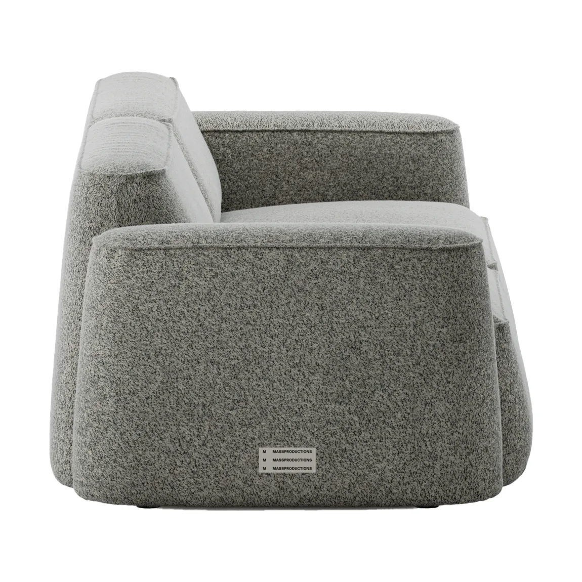 Patch 2,5-seters sofa, Spiral 23 Monochrome Massproductions