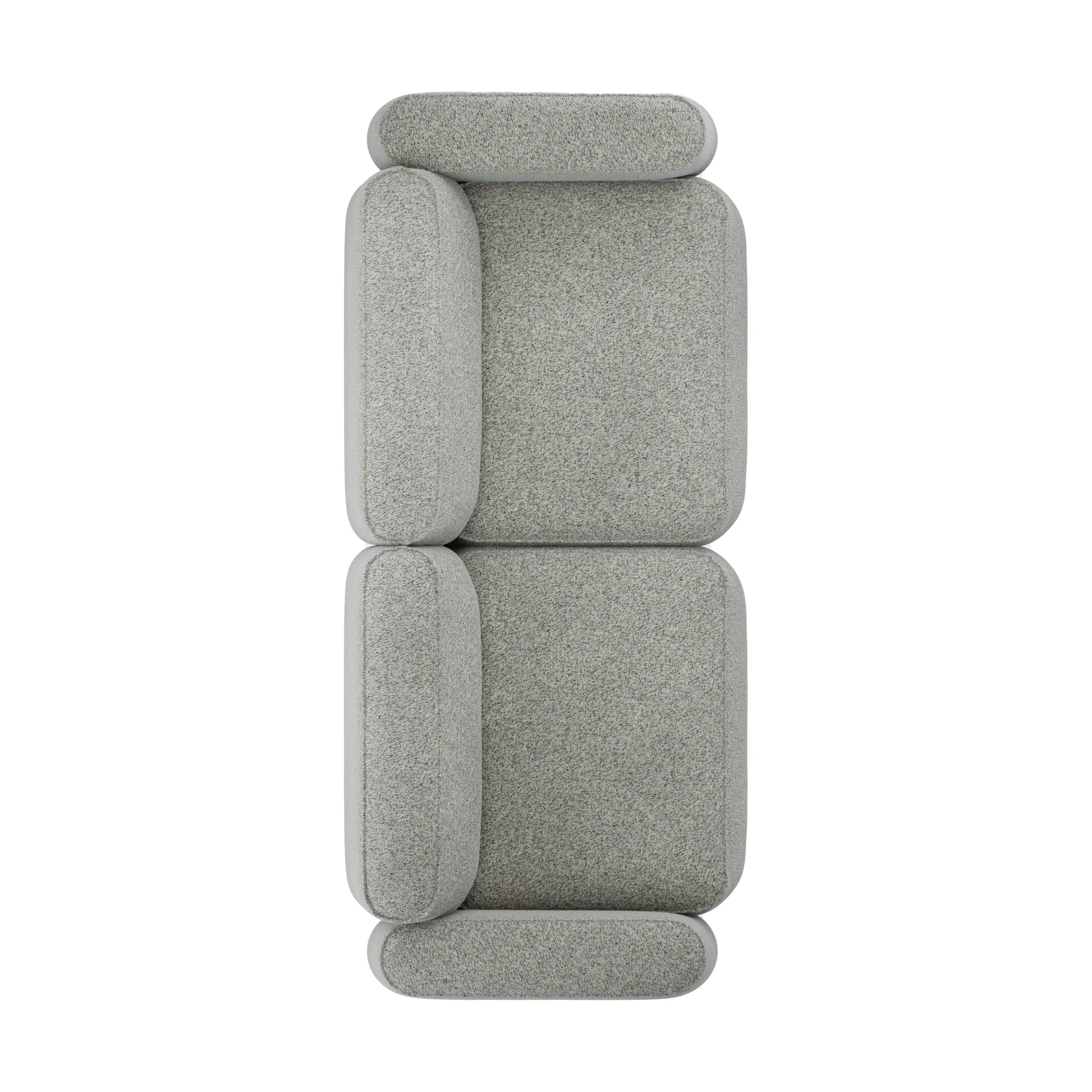 Patch 2,5-seters sofa, Spiral 23 Monochrome Massproductions