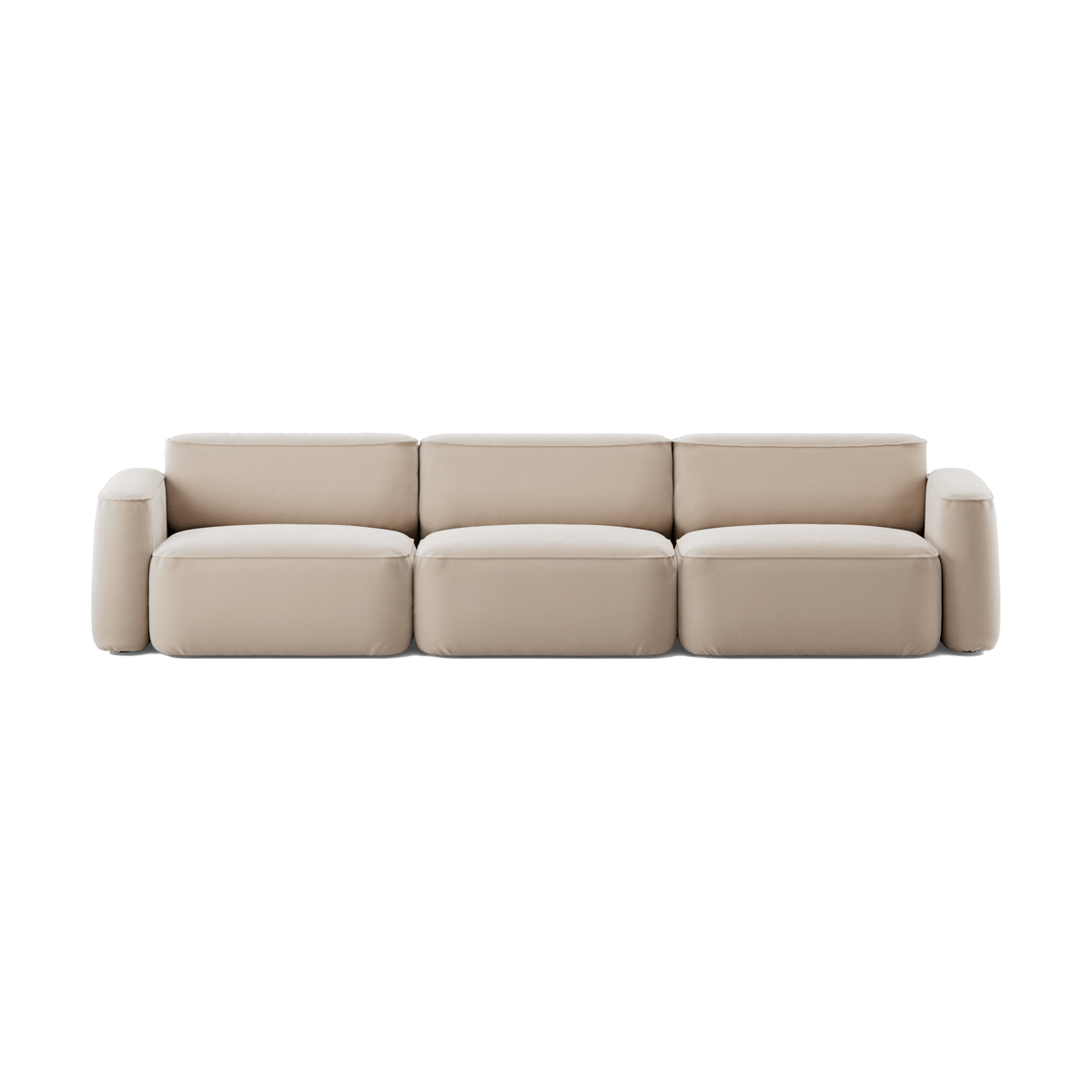 Massproductions Patch 3-seters sofa Atlantis 52 Alabaster