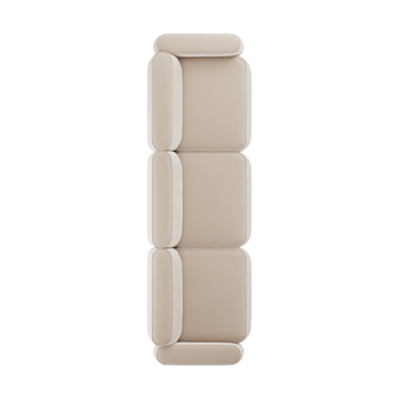 Patch 3-seters sofa - Atlantis 52 Alabaster - Massproductions