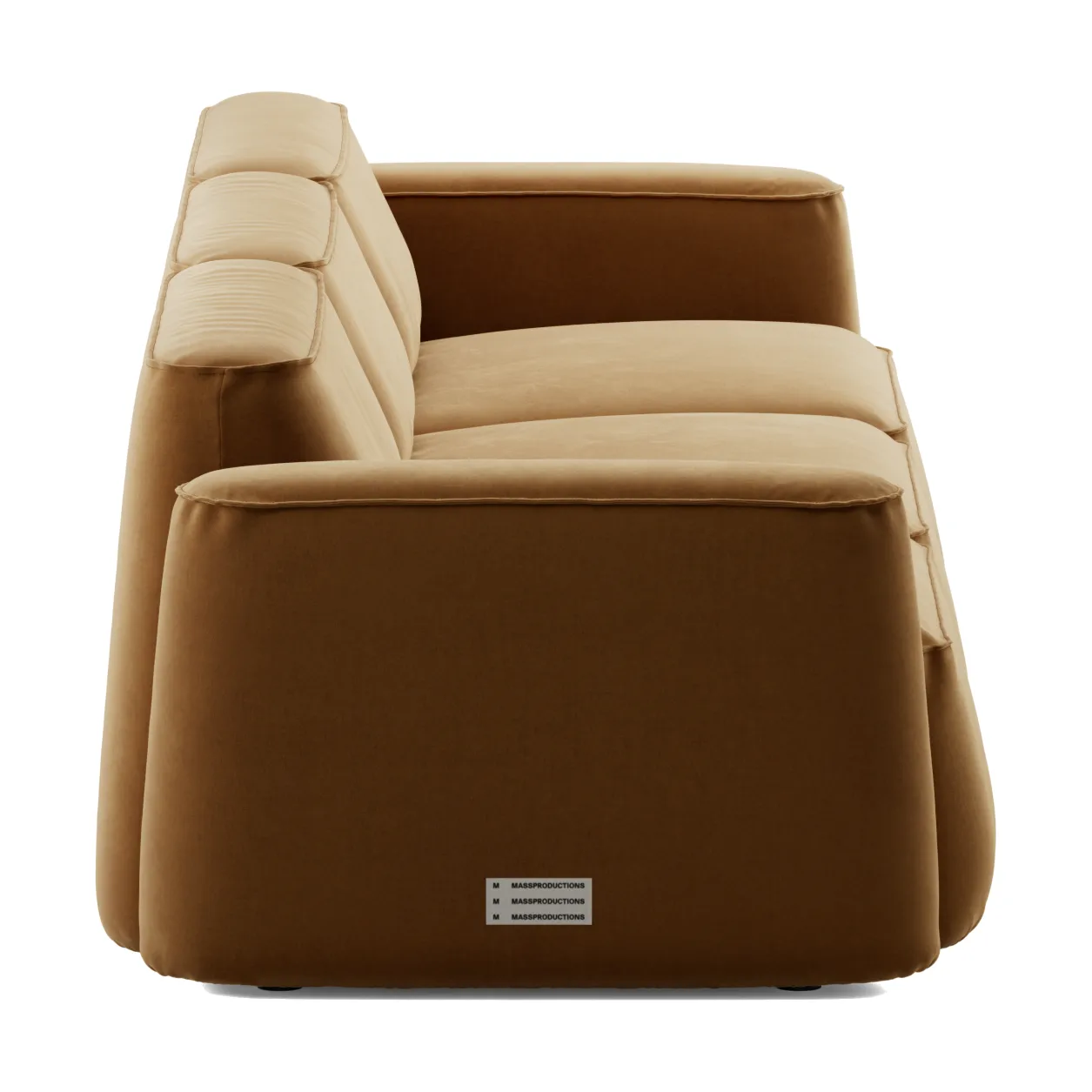 Patch 3-seters sofa, Atlantis 91 Cumin Massproductions