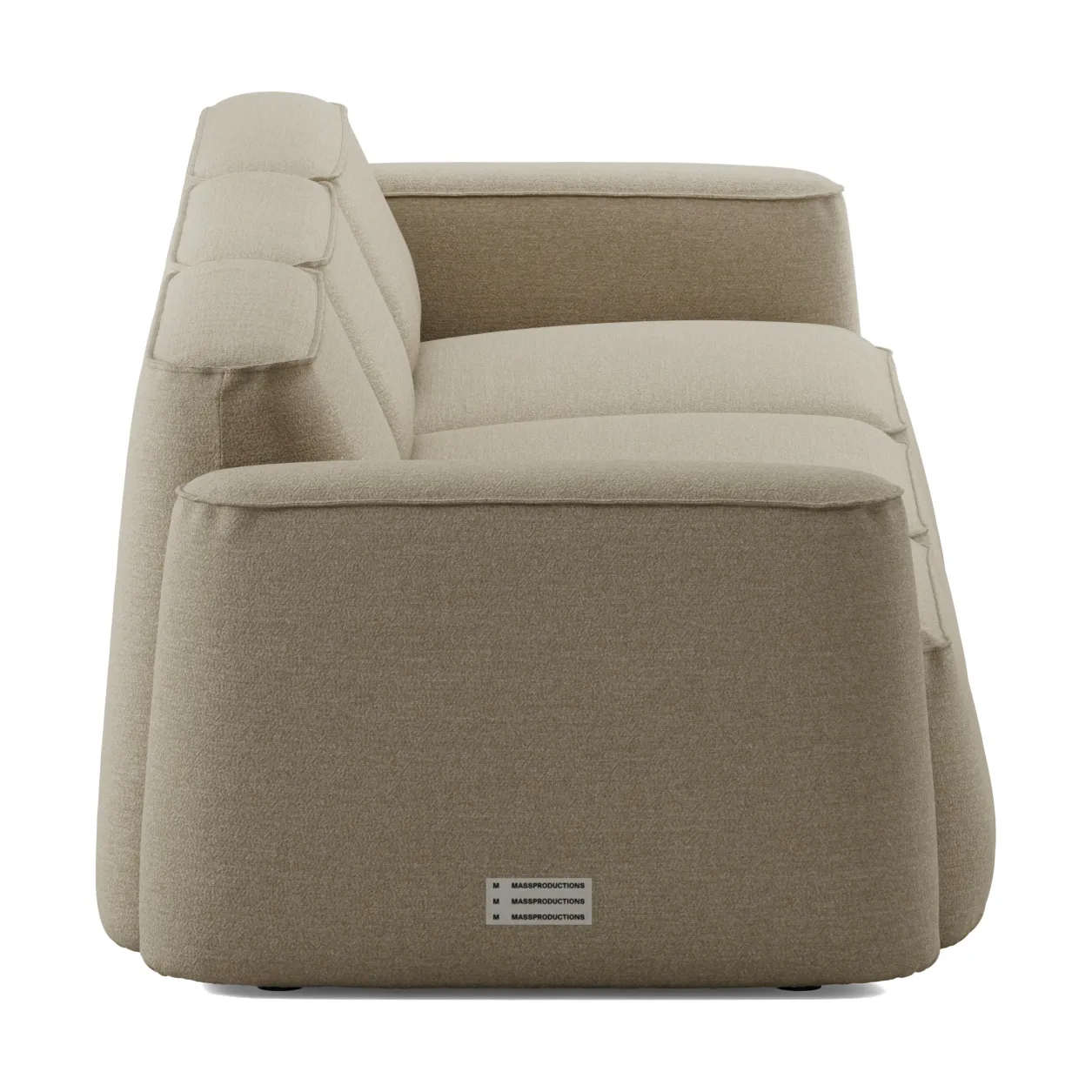 Patch 3-seters sofa, Ecriture 240 Massproductions