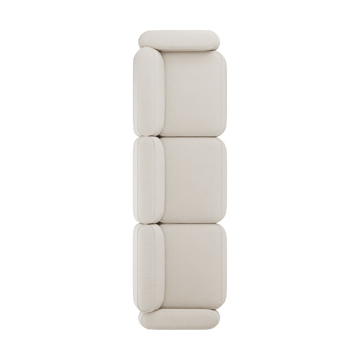 Patch 3-seters sofa - Linara 05 Porridge - Massproductions