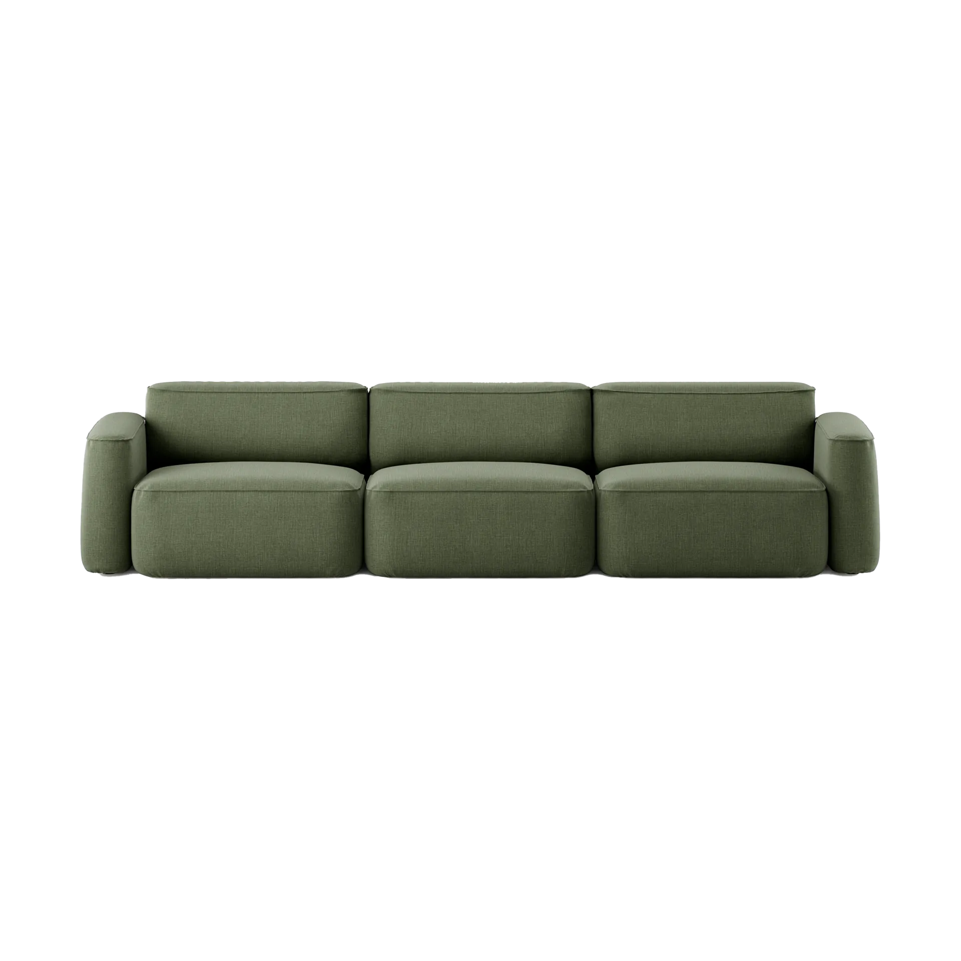 Patch 3-seters sofa, Linara 100 Tarragon Massproductions