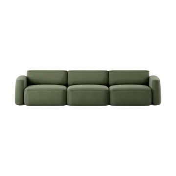 Patch 3-seters sofa - Linara 100 Tarragon - Massproductions