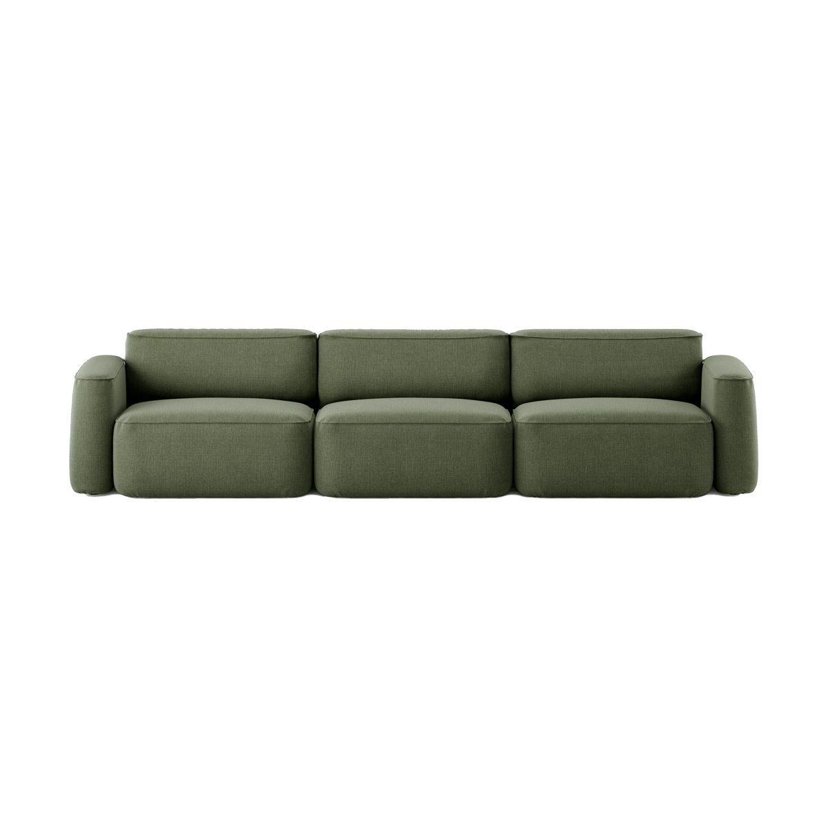Massproductions Patch 3-seters sofa Linara 100 Tarragon