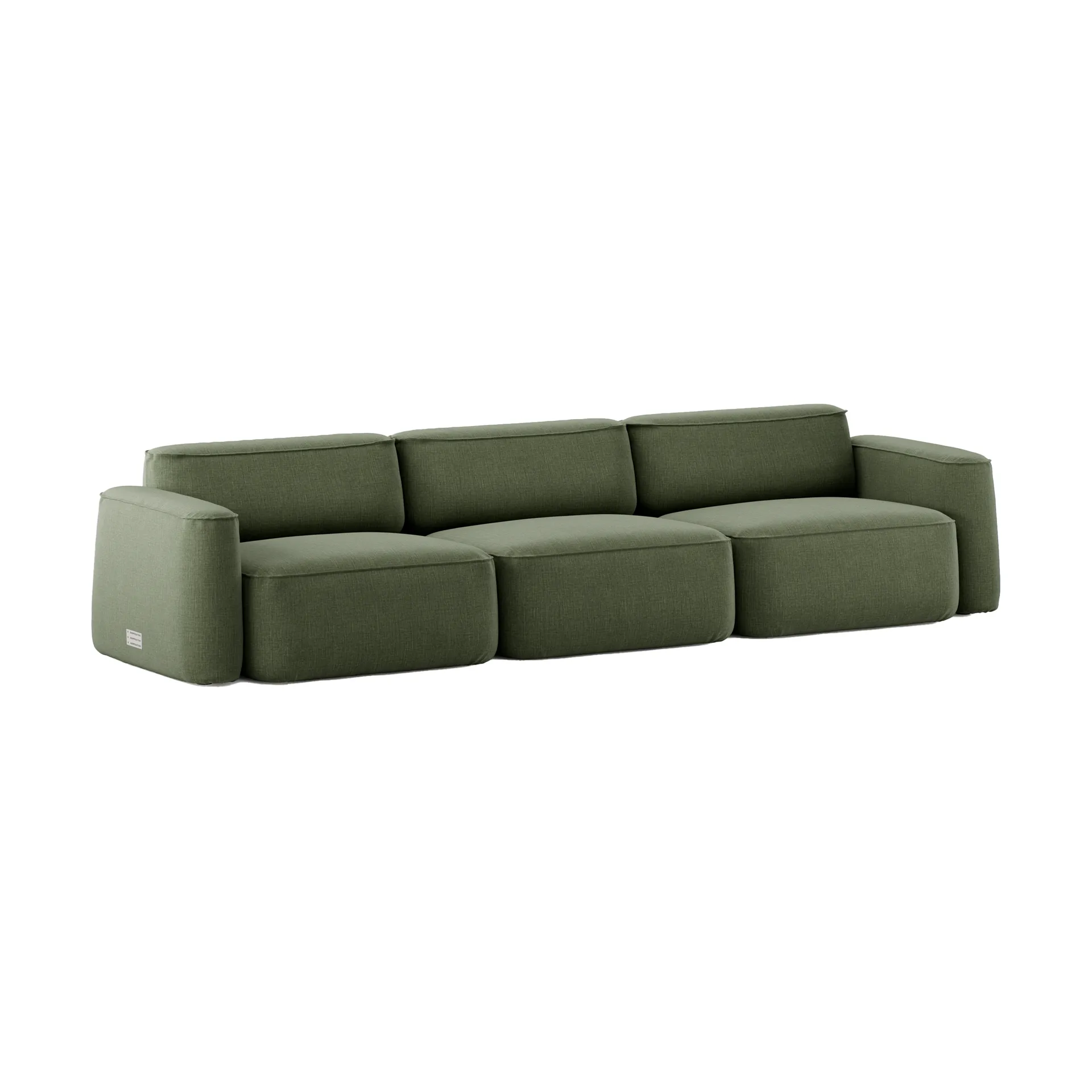 Patch 3-seters sofa, Linara 100 Tarragon Massproductions
