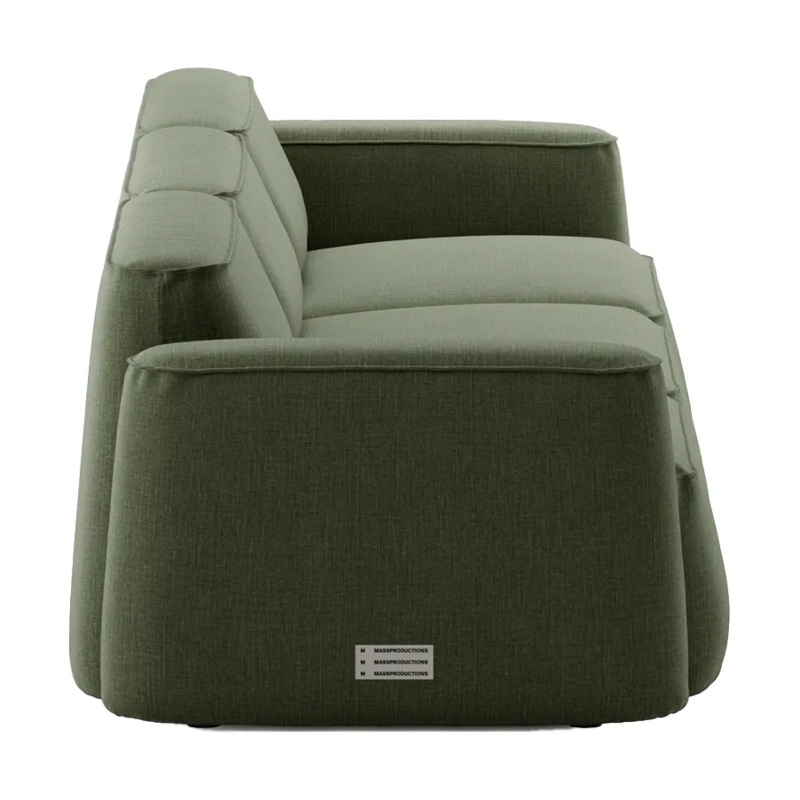 Patch 3-seters sofa, Linara 100 Tarragon Massproductions