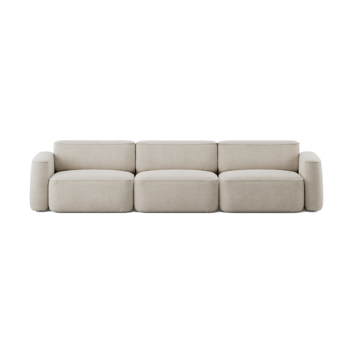 Massproductions Patch 3-seters sofa Spiral 21 Chalk