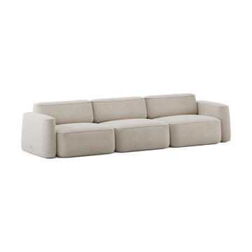 Patch 3-seters sofa - Spiral 21 Chalk - Massproductions