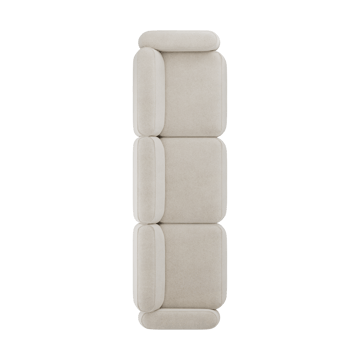 Patch 3-seters sofa - Spiral 21 Chalk - Massproductions