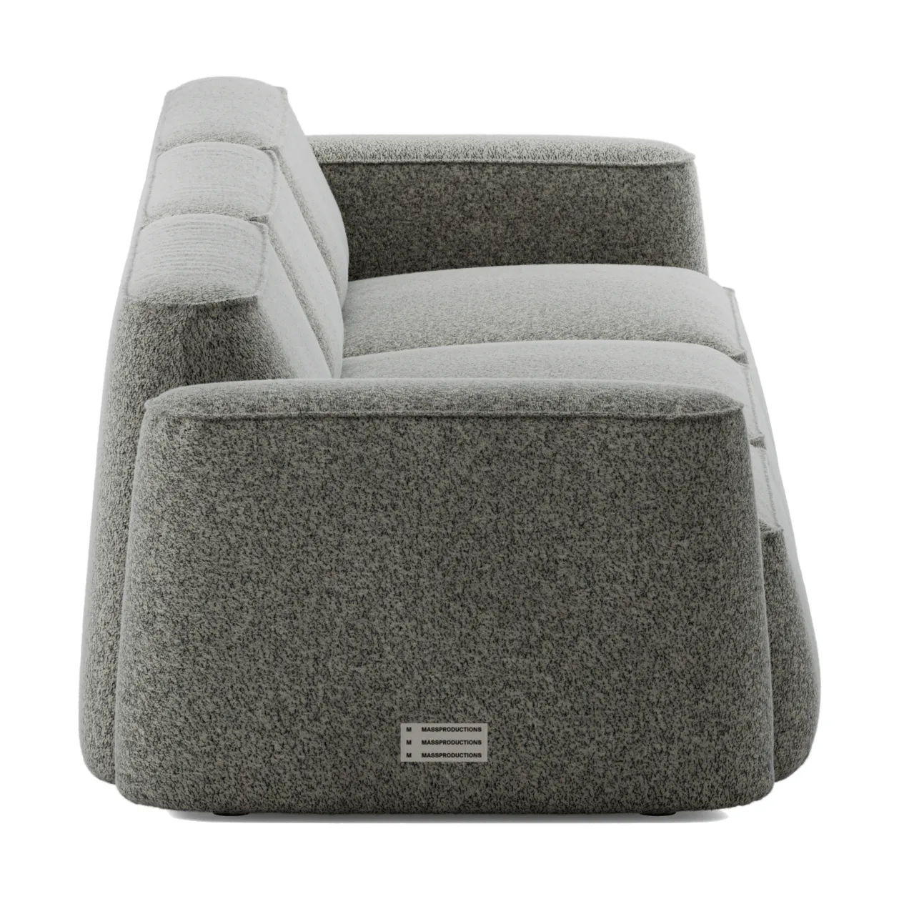 Patch 3-seters sofa, Spiral 23 Monochrome Massproductions