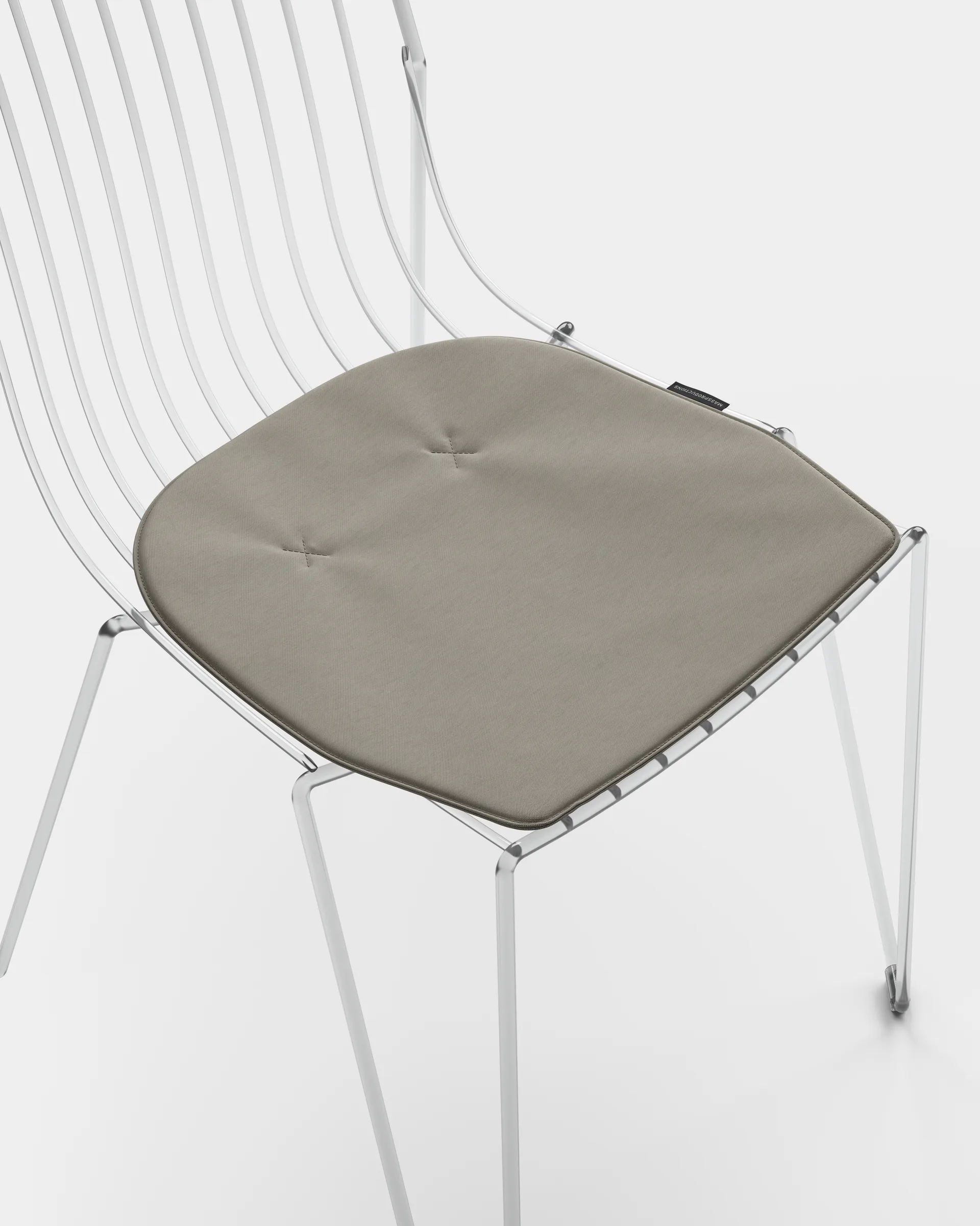 Pute til Tio stol, Nature Grey Massproductions