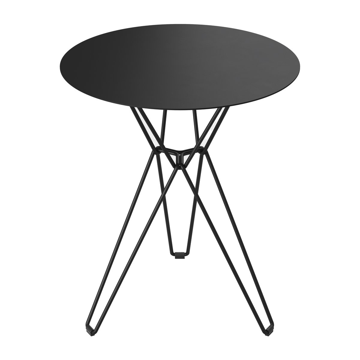 Massproductions Tio cafébord Black | Skandinavisk Design | Hagebord | Svart
