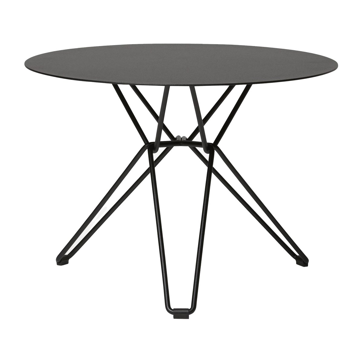 Massproductions Tio sidebord Ø 60 cm Black