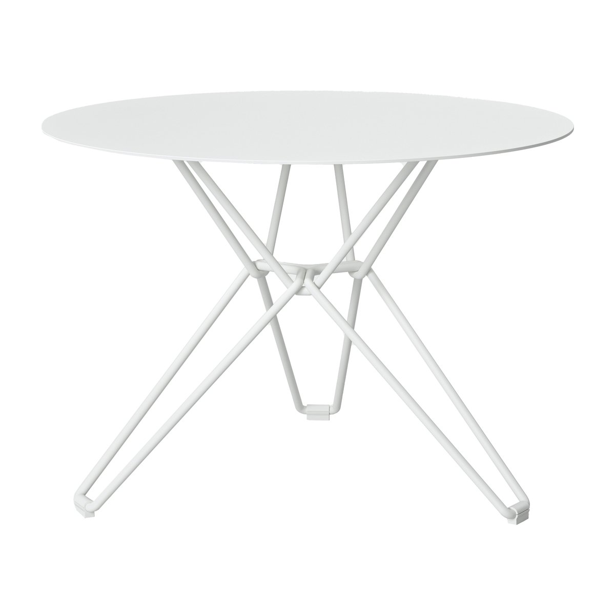 Massproductions Tio sidebord Ø 60 cm White