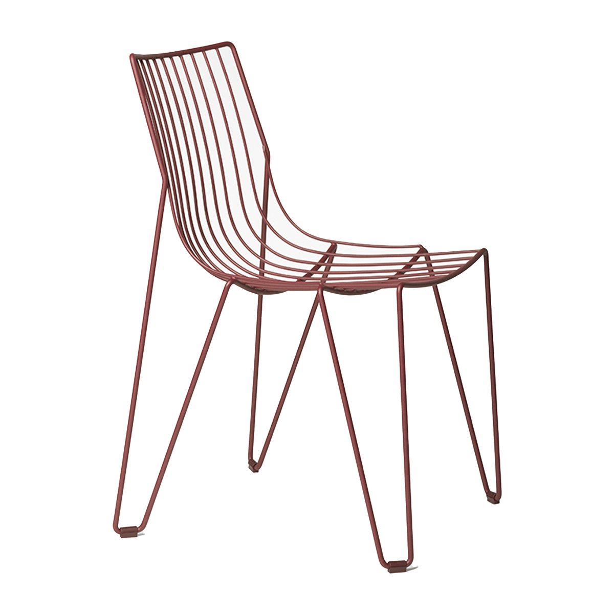 Massproductions Tio stol Wine Red