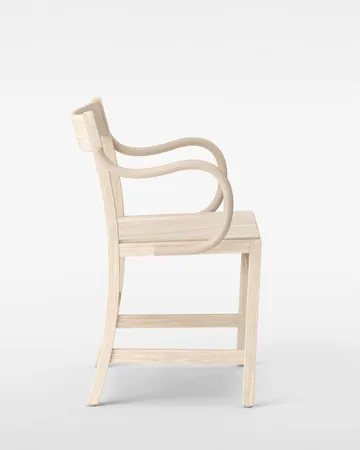 Waiter XL karmstol - Hvitoljet bøk - Massproductions