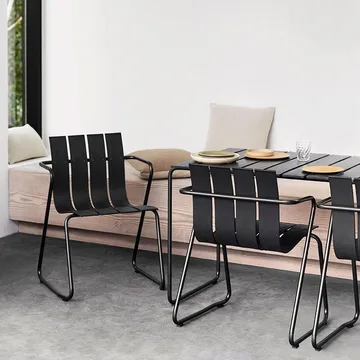 Ocean bord - black, liten - Mater