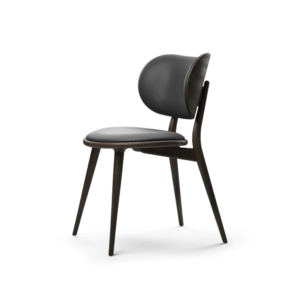 Mater The Dining Chair stol skinn svart, svartbeiset bøk