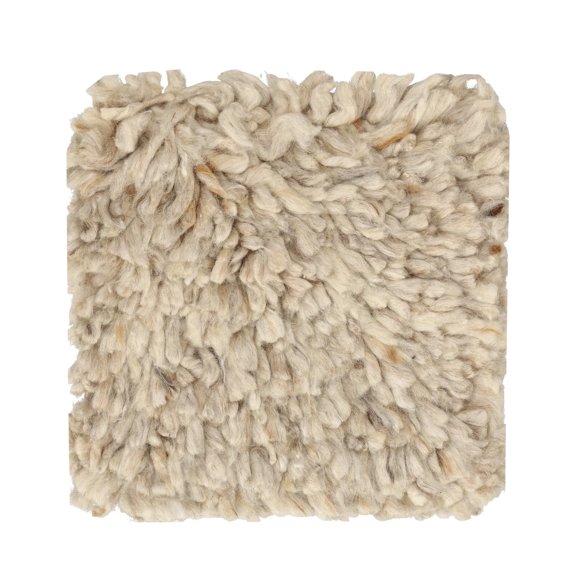 Mattprøve Cozy ullteppe, Hazel Material Samples