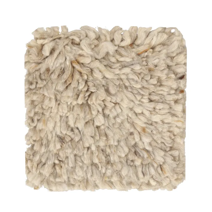 Mattprøve Cozy ullteppe - Hazel - Material Samples