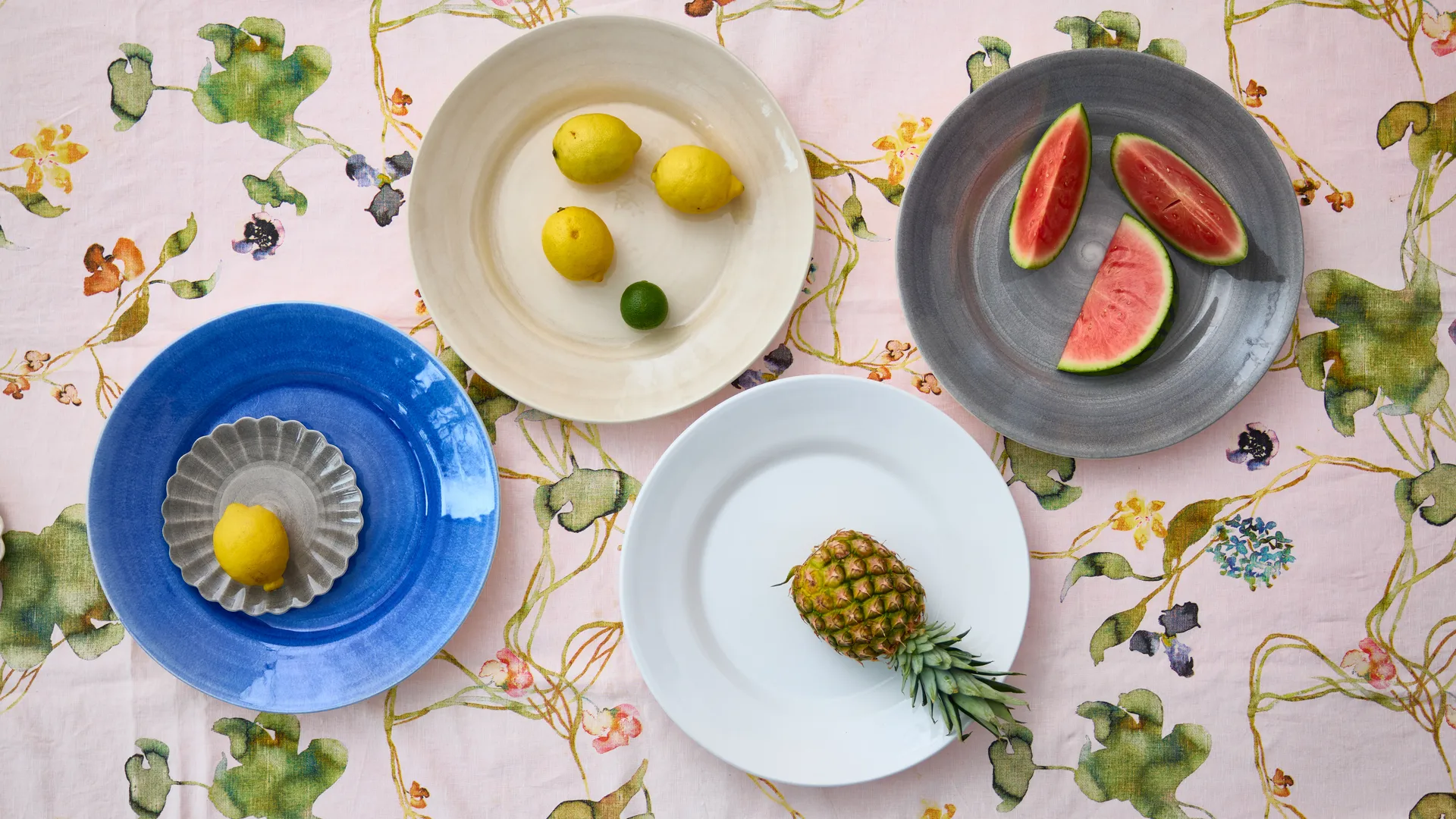 Basic serveringsfat Ø41 cm, Hvit Mateus