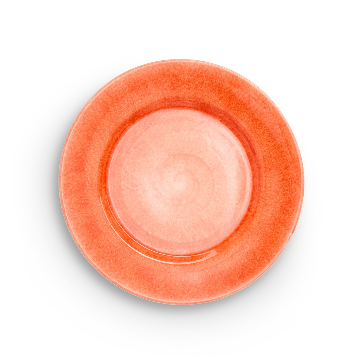 Mateus Basic Tallerken 25 cm Orange | Skandinavisk Design | Middagstallerkener | Oransje