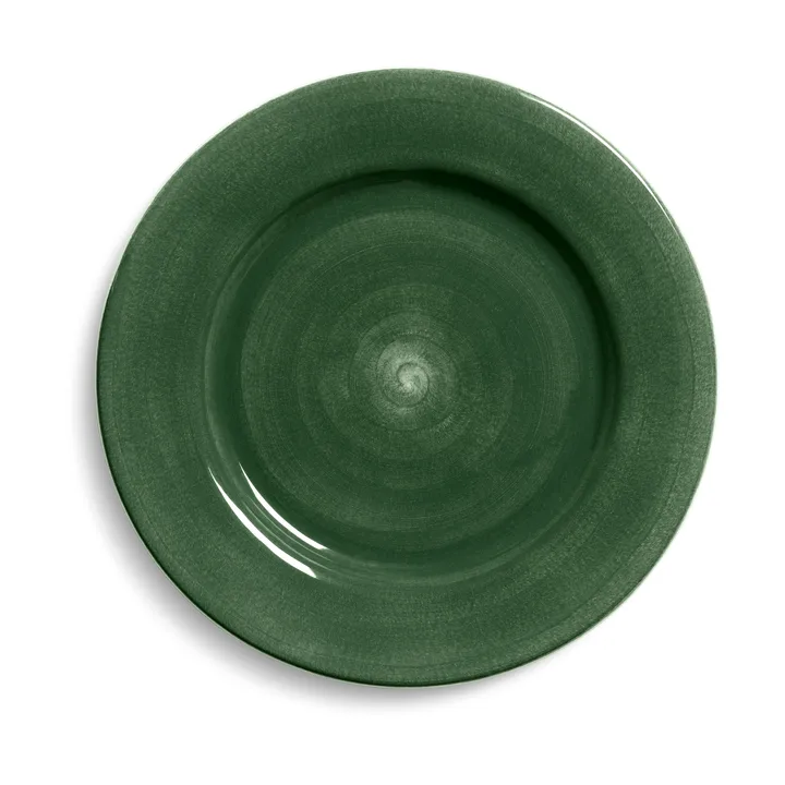Basic tallerken 28 cm - Forest green - Mateus