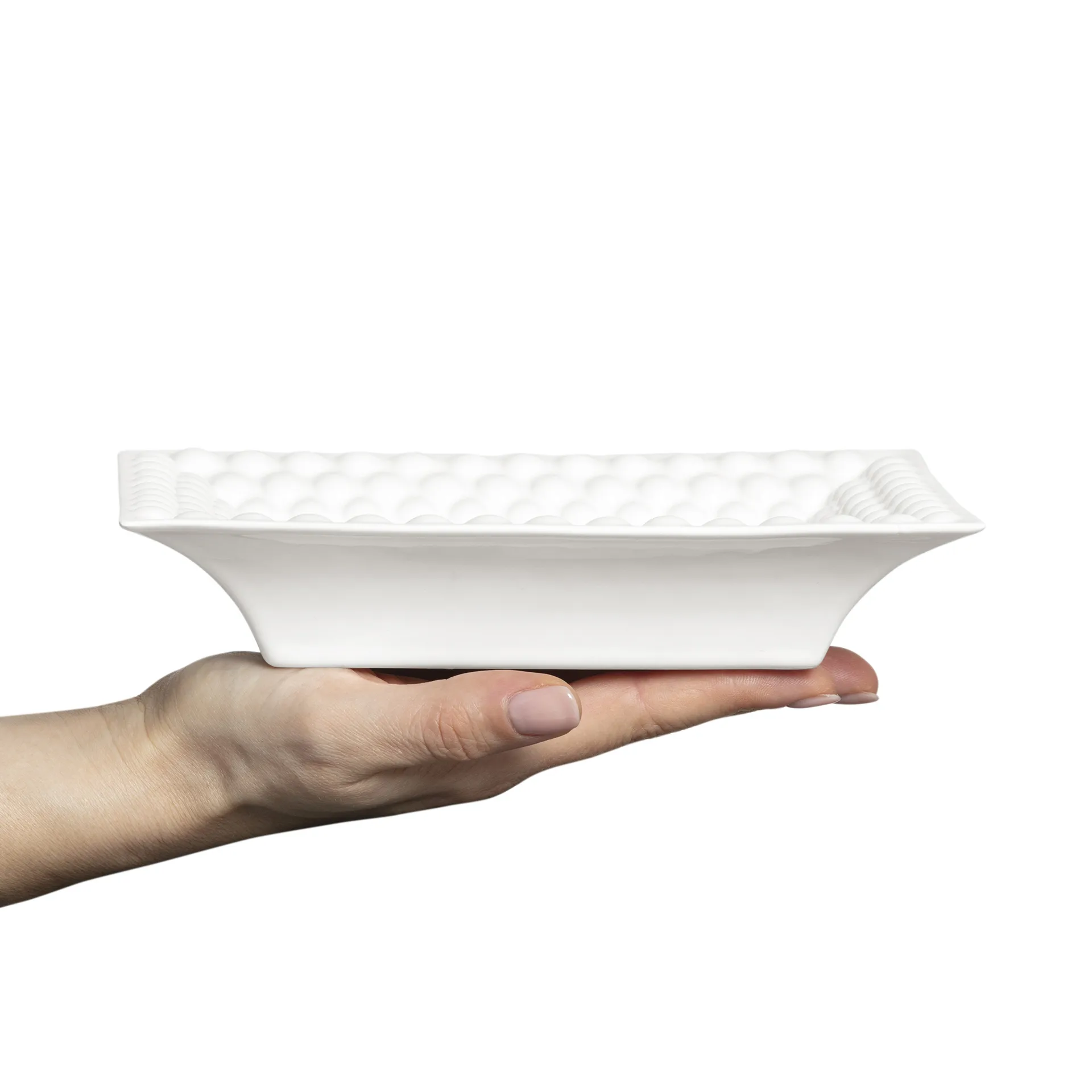 Bubbles brett liten 16x20 cm, Hvit Mateus