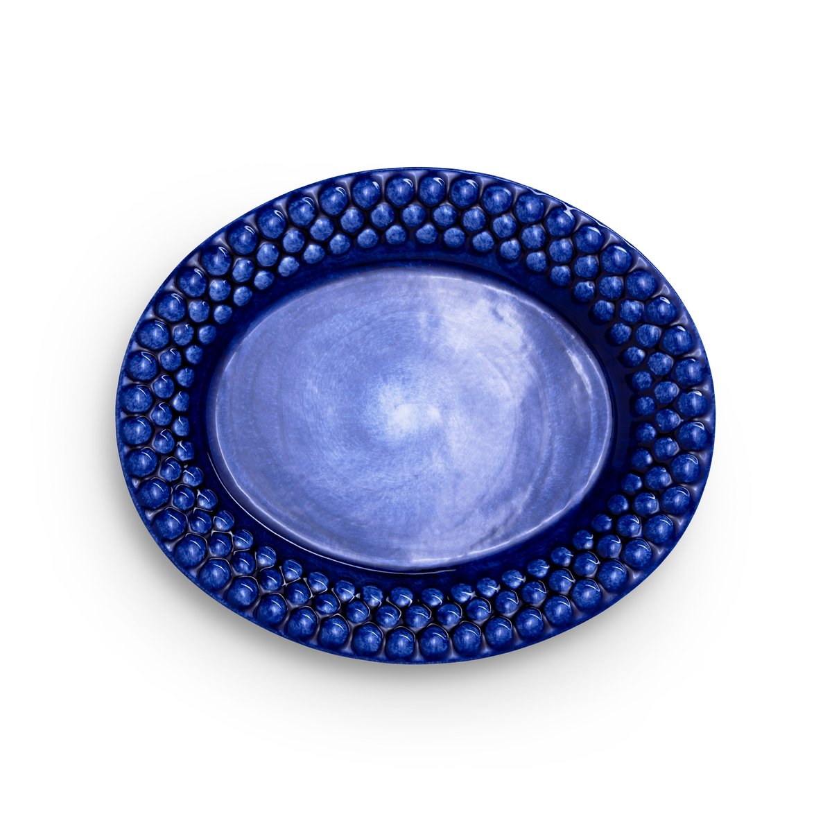 Mateus Bubbles oval tallerken 20 cm Blå
