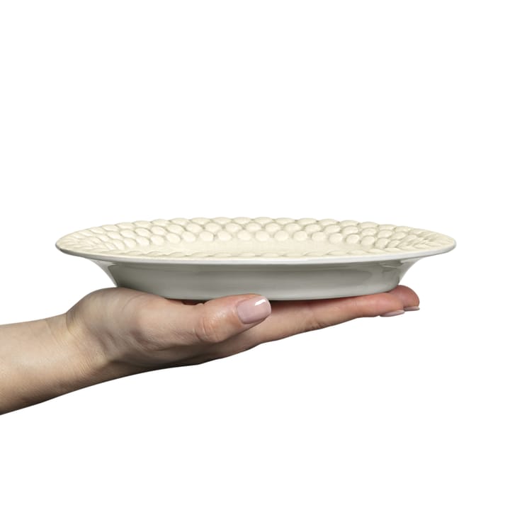 Bubbles oval tallerken 20 cm - Sand - Mateus