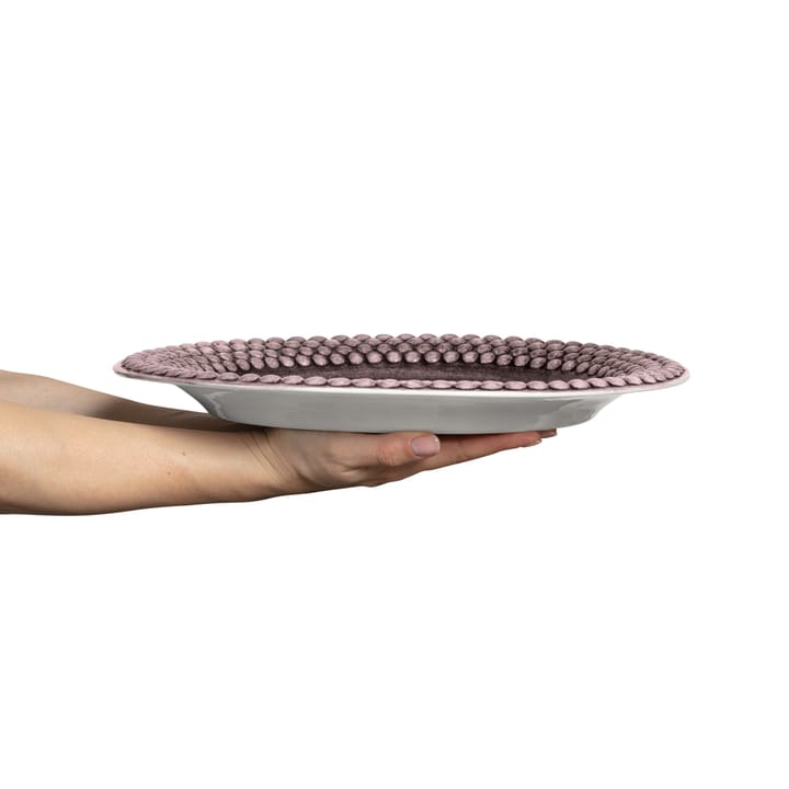 Bubbles ovalt fat 35 cm, Plomme Mateus