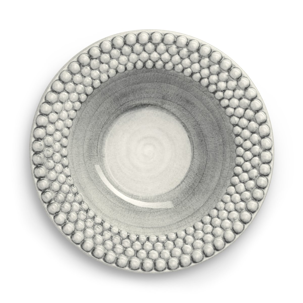 Mateus Bubbles suppetallerken 25 cm Grå | Skandinavisk Design | Dype tallerkener | Grå