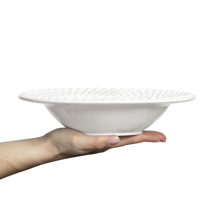 Bubbles suppetallerken 25 cm, Hvit Mateus