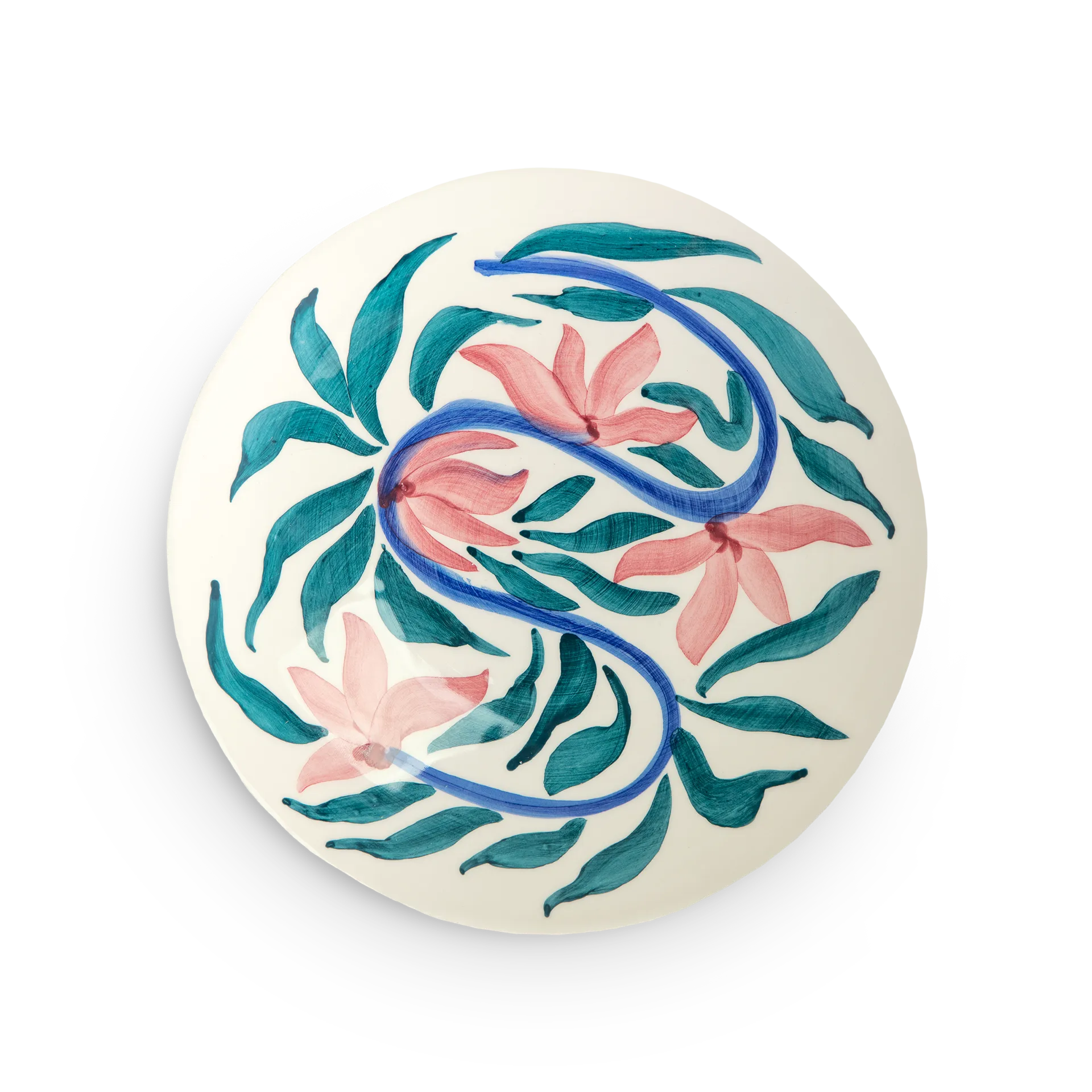 FlowersWater Lilies asjett Ø20 cm, Hvit Mateus