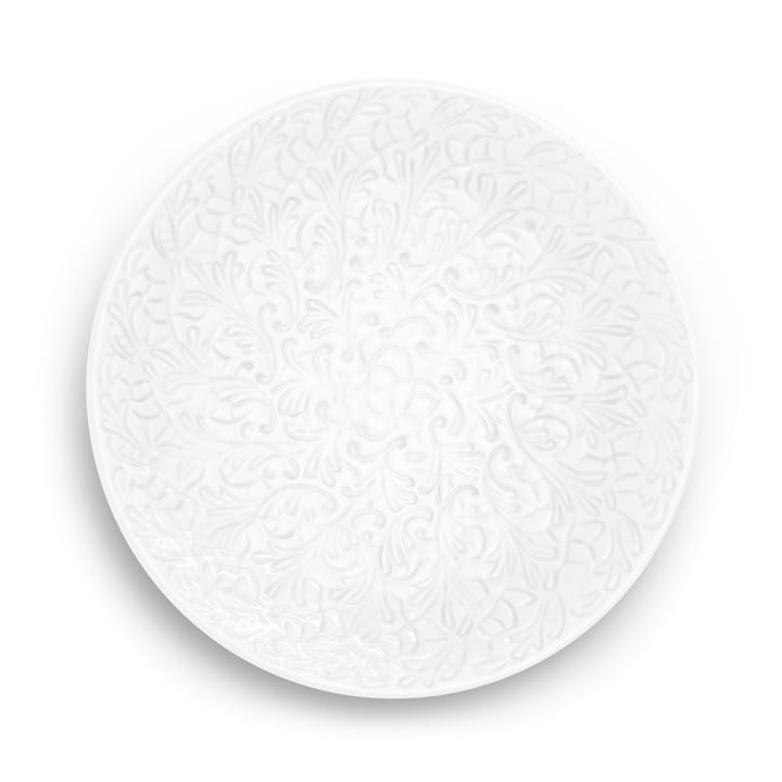 Lace tallerken 20 cm, Hvit Mateus