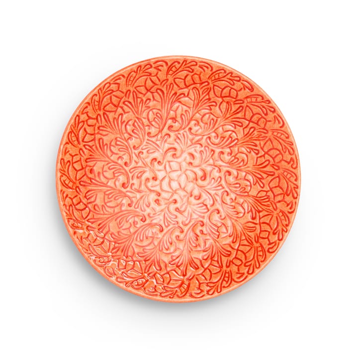 Lace tallerken 20 cm - Oransje - Mateus