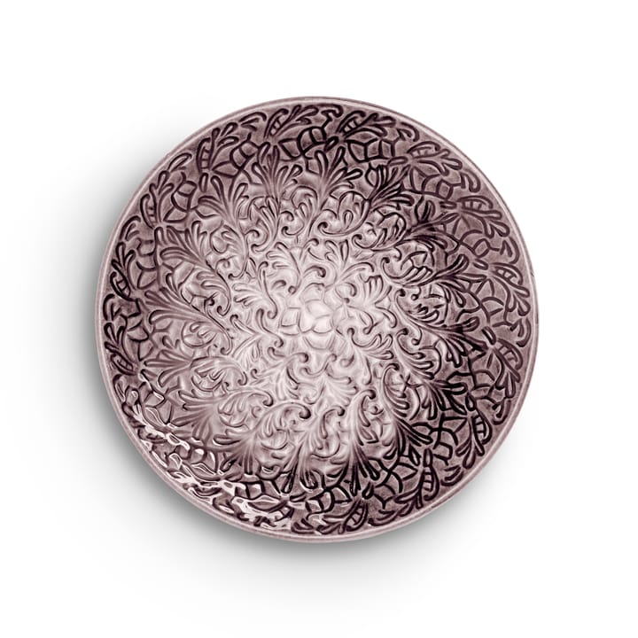 Lace tallerken 20 cm - Plomme - Mateus