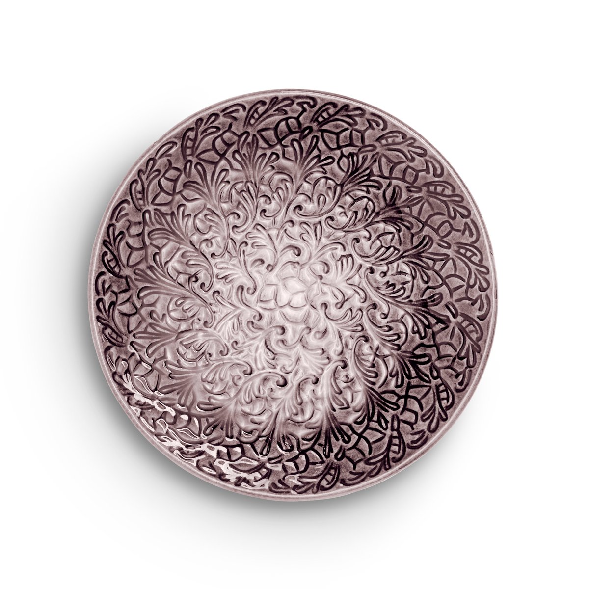 Mateus Lace tallerken 20 cm Plomme | Skandinavisk Design | Middagstallerkener | Lilla