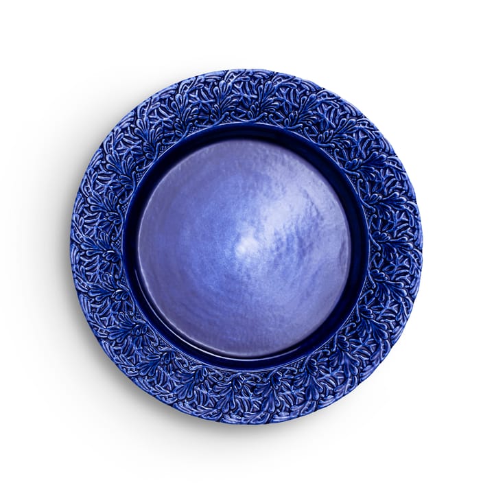 Lace tallerken 25 cm - Blå - Mateus