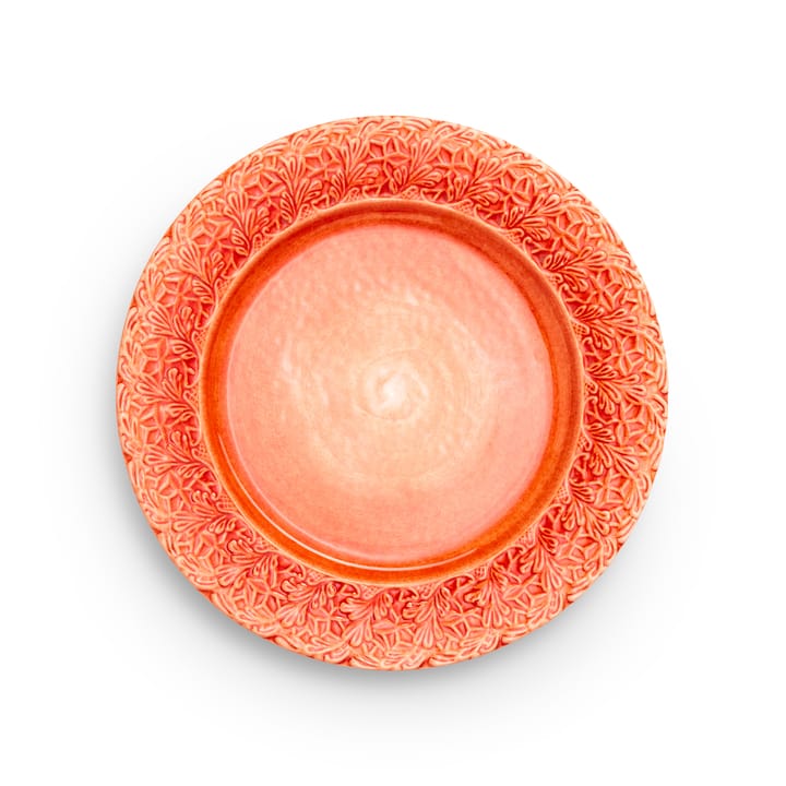 Lace tallerken 25 cm - Orange - Mateus
